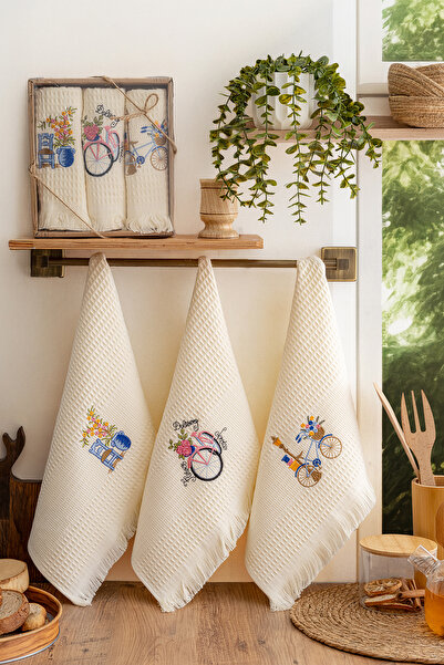 Nilteks 3'lü Viskon Peçete seti