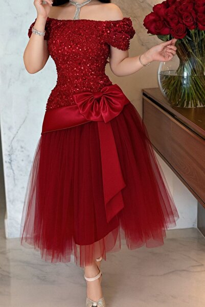 Generic فستان سهرة احمر