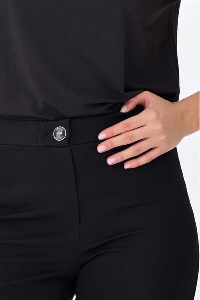 İKİLER Beli Lastikli Geniş Paça Pantolon 256-2007