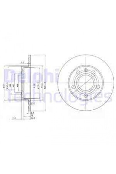 Vag Arka Fren Aynası A80 91>94 A4 00>04 A4 Avant 01>04 A4 Cabrıolet Seat Exeo 08> - Bg2753c