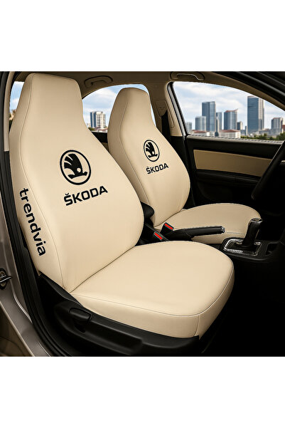 trivexa Skoda Ön ve Arka Koltuk Kılıfı | Oto Servis Penye Kılıf