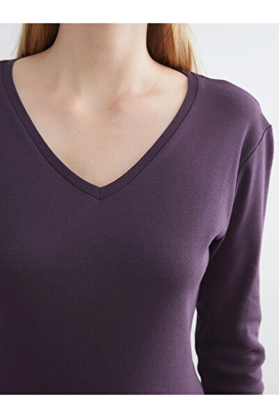 LC Waikiki Lcwaikiki Basicplum Plus Size V-Neck Women's T-Shirt