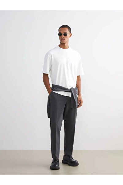 LC Waikiki LCW VisionEkru Bisiklet Yaka Erkek Tişört