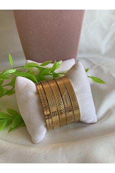 Ebruli Gold Embossed Vintage Steel Handcuffs