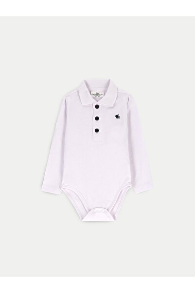 Coccodrillo Βρεφικό κορμάκι για αγόρι ZC4112403EBB Λευκό