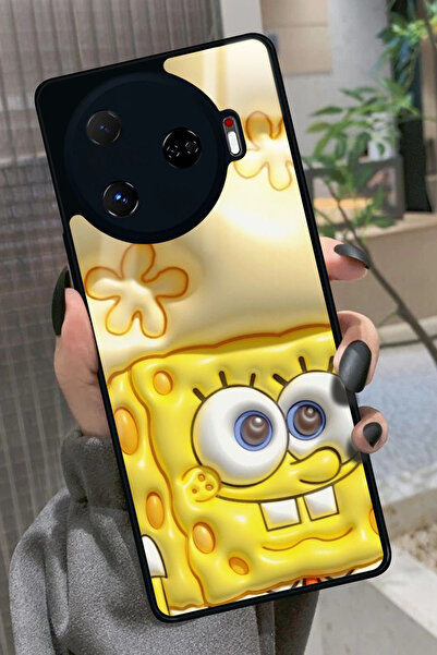 TECNO Camon 30 Pro Uyumlu Sunger Bob Tasarımlı Glossy Premium Kılıf