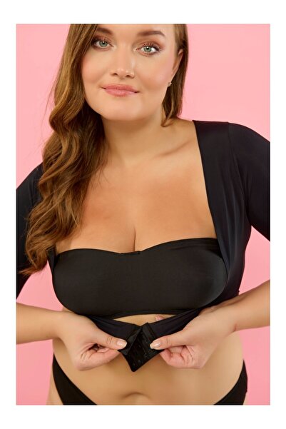 Yeni İnci İç Giyim New Pearl Black Women's Corset for Arm and Back m 000 55