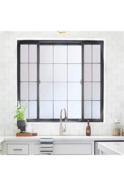 Lufern 5 Metre x 60 cm Uv Engelleyici Buzlu Cam Filmi İç Göstermeyen Güneş En...