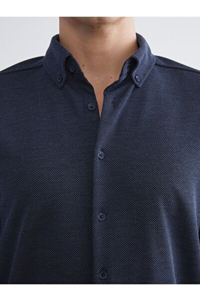 LC Waikiki SOUTHBLUE Slim Fit Uzun Kollu Erkek Gömlek