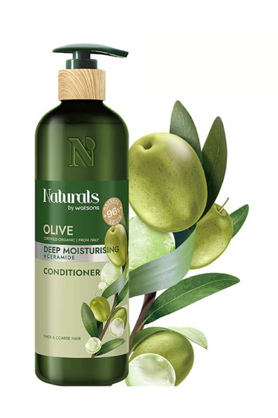 Naturals By Watsons Olive Nourishing Hair Conditioner 490 ml – Moisturizing a...