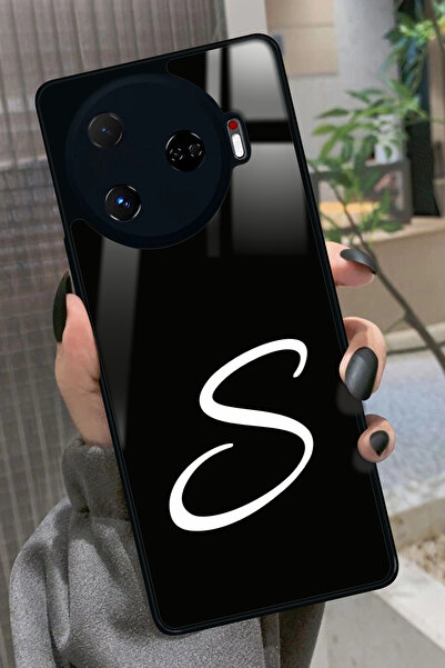TECNO Camon 30 Pro Uyumlu S Harfi Yazılı Glossy Premium Kılıf