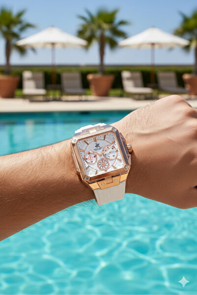 Beverly Hills Polo Club Bp3742X.433 Men's Wristwatch |   45mm, Ceramic Sapphire Coated Glass, 10 Atm