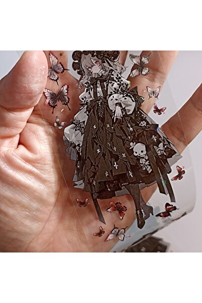 İthal شريط لاصق G9-2m بتصميم فتاة قوطية جذابة مع هولوغرام