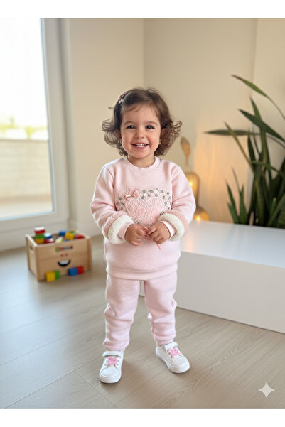 Miss Melinda Kids Costum pentru fetiță, cu detalii din pluș, cu buzunare, bum...