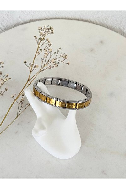 stainless steell İTALYAN CHARMLI PASLANMAZ ÇELİK BİLEKLİK