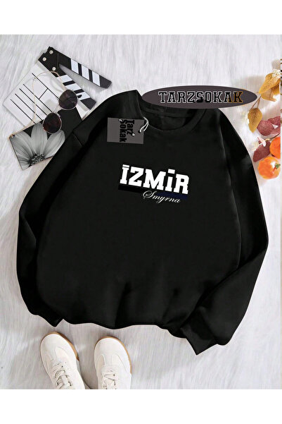 Tarzsokak Hanorac cu guler tip biskuit, negru, izmir smyrna, cu design specia...