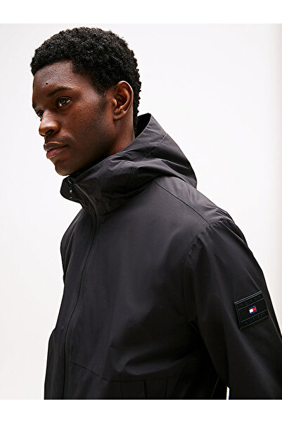 Tommy Hilfiger Men's Branded Hooded Jacket