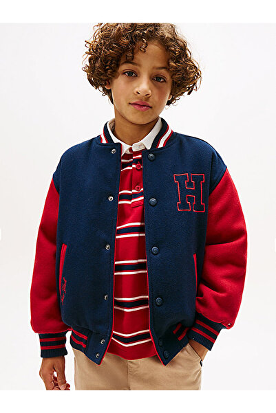 Tommy Hilfiger Boy's Reversible Tommy Bomber Jacket