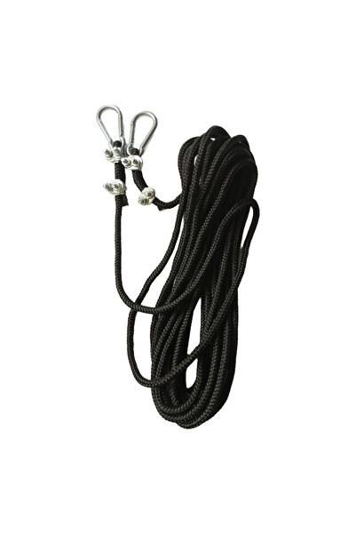 Genel Markalar 20 Mt Karabinalı 8 Mm Siyah Renk Polyester Içi Dolgulu Dağcılı...