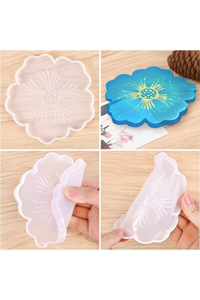 se7enck Epoksi Silikon Kalıp Çiçek Kalıbı 12 CM Beton