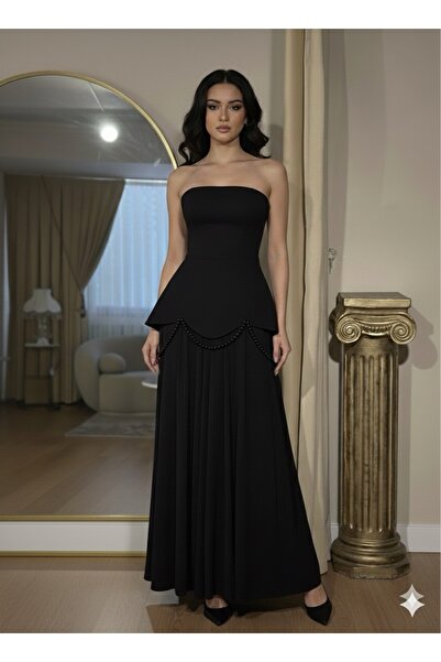 MODA İsteme-Söz-Nişan-Nikah Elbisesi-İnci Detaylı