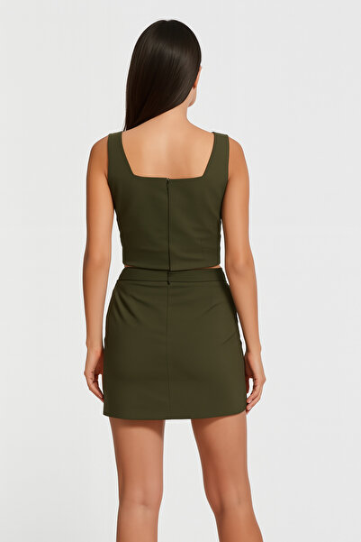 Meymo Lace-Up Shorts Set