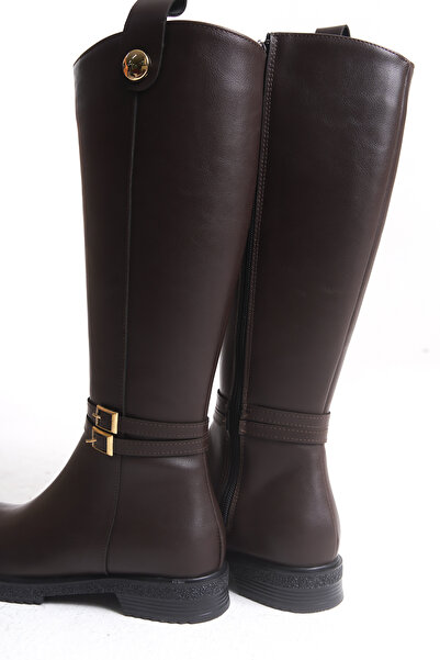 Liza Shoes Γυναικείες μπότες με λεπτομέρεια με αγκράφα LAURETTA A032-K121