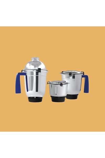 CLIKON مطحنة وخلاط 3 في 1 مع أوعية من الفولاذ المقاوم للصدأ، وشفرات حادة للغاية، وحماية من الحمل الزائد وS