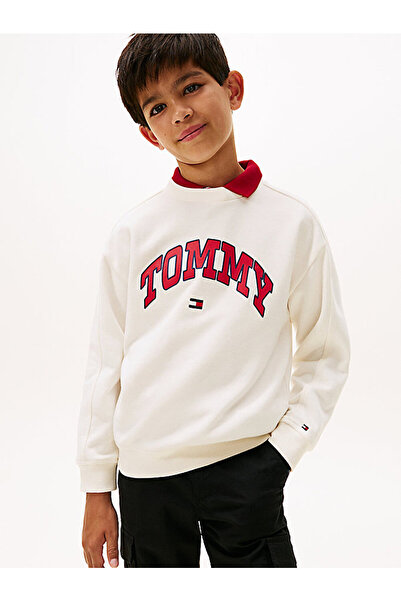 Tommy Hilfiger Boy's Varsity Raised Print Sweatshirt