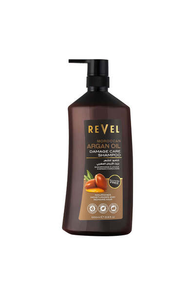 REVEL شامبو العناية بالشعر التالف بزيت الأرغان المغربي
