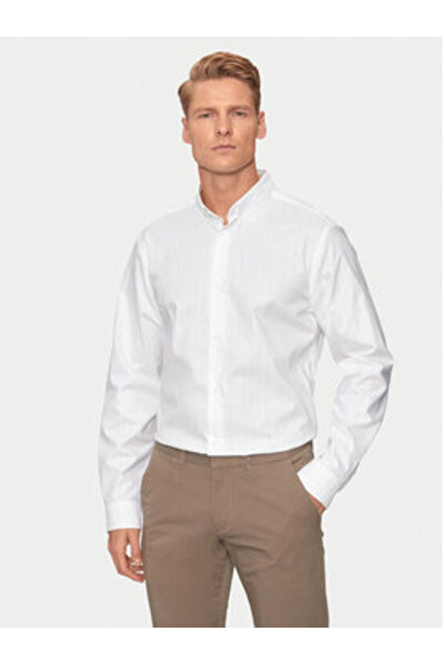 Calvin Klein Ανδρικό Πουκάμισο K10K113211 Λευκό