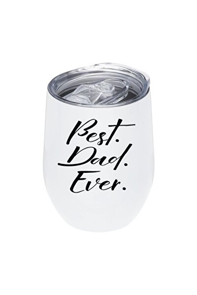 LOUD UNIVERSE Best Dad Ever Printed Tumbler With Lid