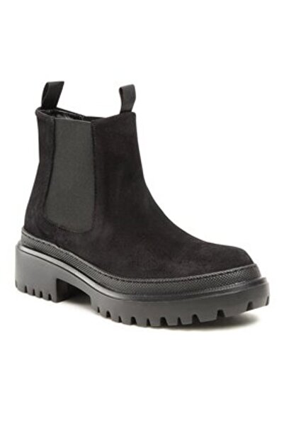 Pollini γυναικείες μπότες Chelsea SA21204G1FTH0000 μαύρες