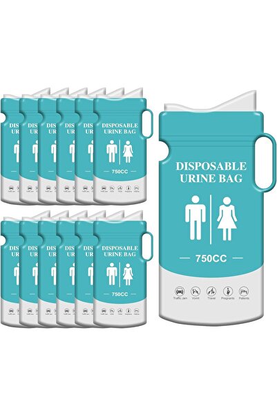 Hope أكياس مبولة للاستخدام مرة واحدة في حالات الطوارئ سعة 750 مل، 12 قطعة، حق...