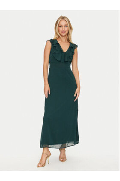 VILA Γυναικείο βραδινό φόρεμα 14097028 Πράσινο