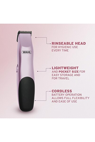 Wahl Trimmer for Women, Ladies Shavers, Female Hair Removal Methods, Bikini Trimming and Styling, Ba