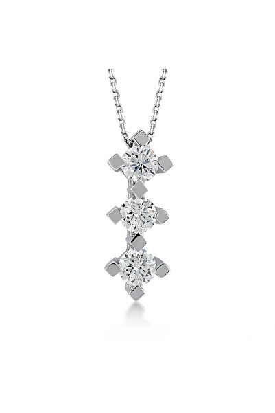 Pırlandia 0,37 Karat Pırlanta Tria Kolye