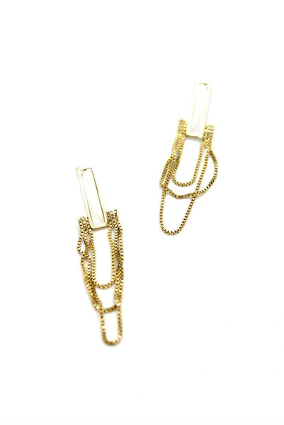 shopwave Chain Earrings - Gold