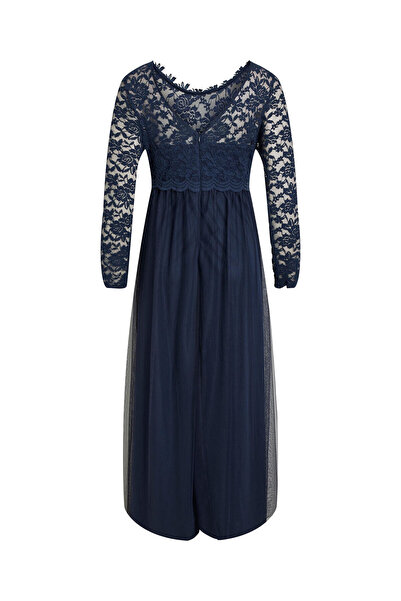 VILA Γυναικείο Φόρεμα Κοκτέιλ 14092774 Μπλε Σκούρο Μπλε