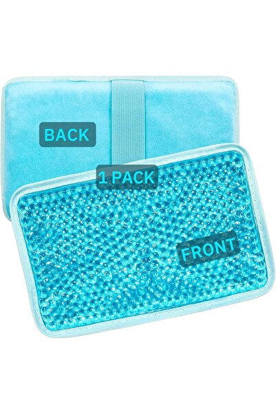 Hope Gel Beads Ice Pack Ice Bag with Strap-2 Pack Reusable Hot & Cold Pack Co...