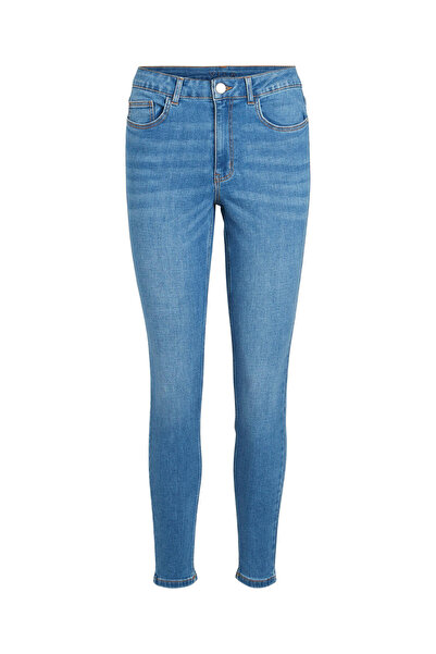 VILA Γυναικείο Τζιν 14084766 Μπλε