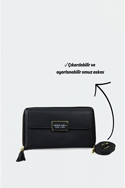 Mazel Design 7090 حقيبة محفظة نسائية أنيقة مستوردة، حزام قابل للتعديل، مقصورة...