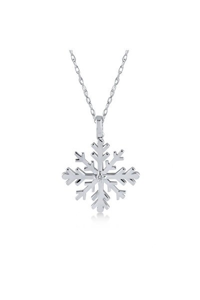 Pırlandia 0,01 Karat Pırlanta Kar Tanesi Kolye
