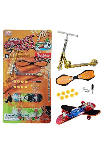Lisinya Parmak Kaykay - Skate Board - Paten ve Scooter Oyun Seti - 012-13 - T...