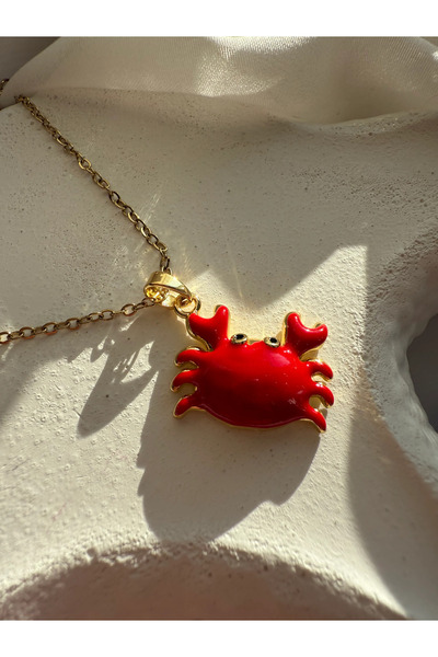 Fiamoss Kadın Altın Kaplama Yengeç Kolye