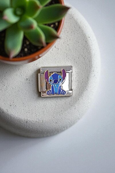 Lynare İtalyan Stitch Charm Bileklik Charmı Stitch Model 1 Adet