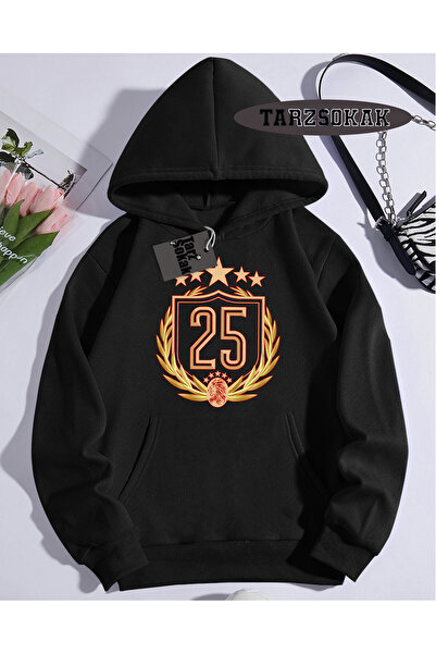 Tarzsokak Hanorac cu glugă negru 5 CUPA 5 stele Design special