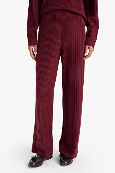 DeFacto Wide Leg Corduroy Camisole Elastic Waist Trousers F1012Ax25Au