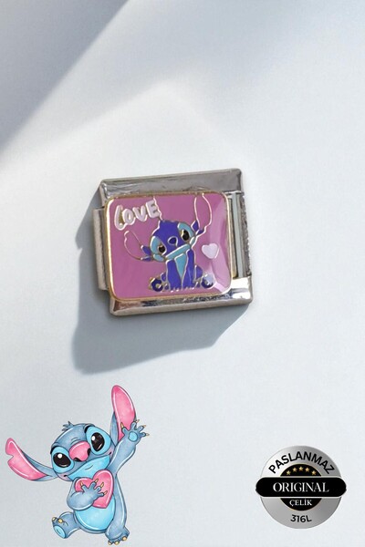 Lynare Italian Stitch Charm Bracelet Charm Love Stitch Model 1 Piece