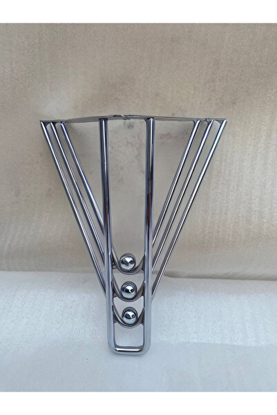 ADG METAL Bellora Krom 18 cm Metal Mobilya Ayakları, Koltuk, Kanepe, Berjer, ...